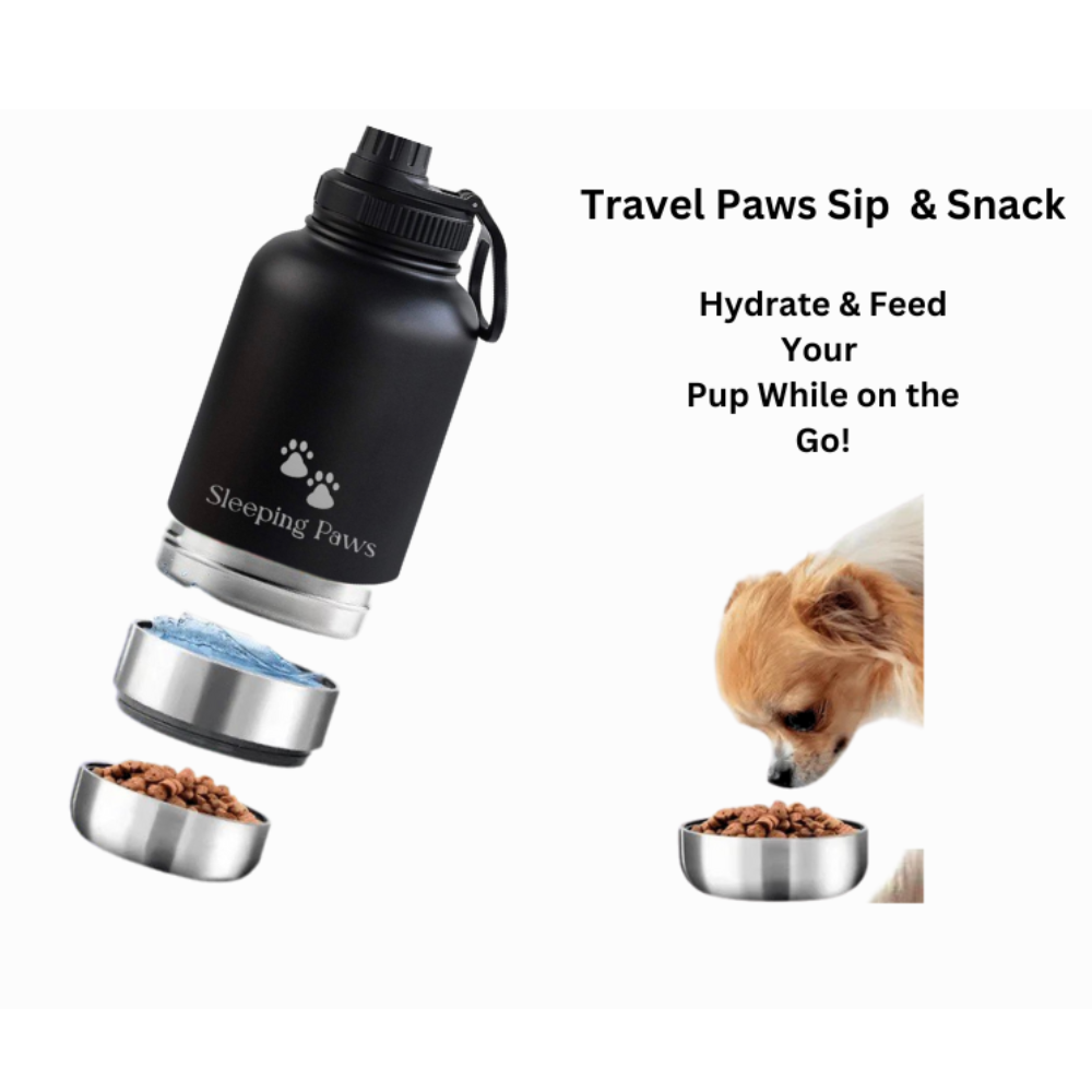 The Travel Pup Sip & Snack Bottle (32 oz)